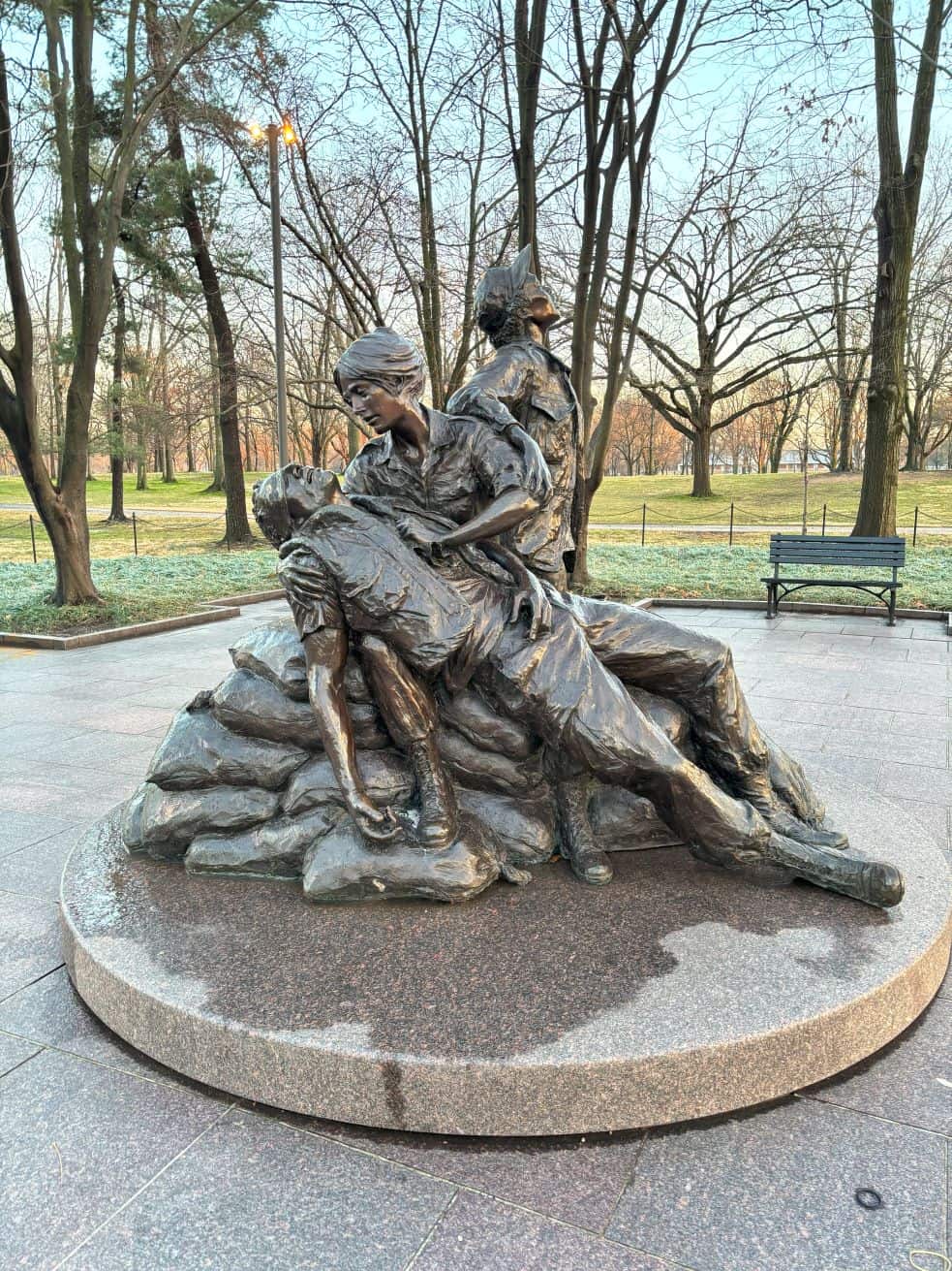 The Statue at The Vietnam Women's Memorial.