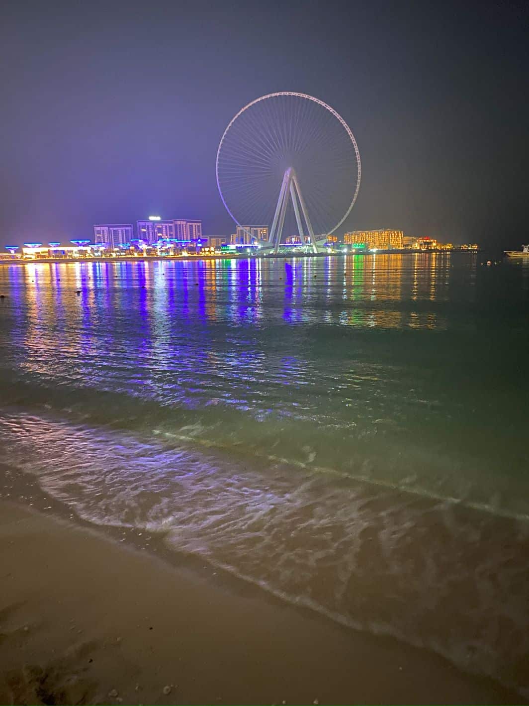 The Ferris Wheel across from the hotel. 