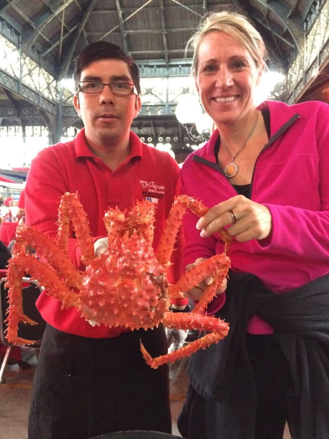 Impressive lobster at the Central Market (Mercado Central)