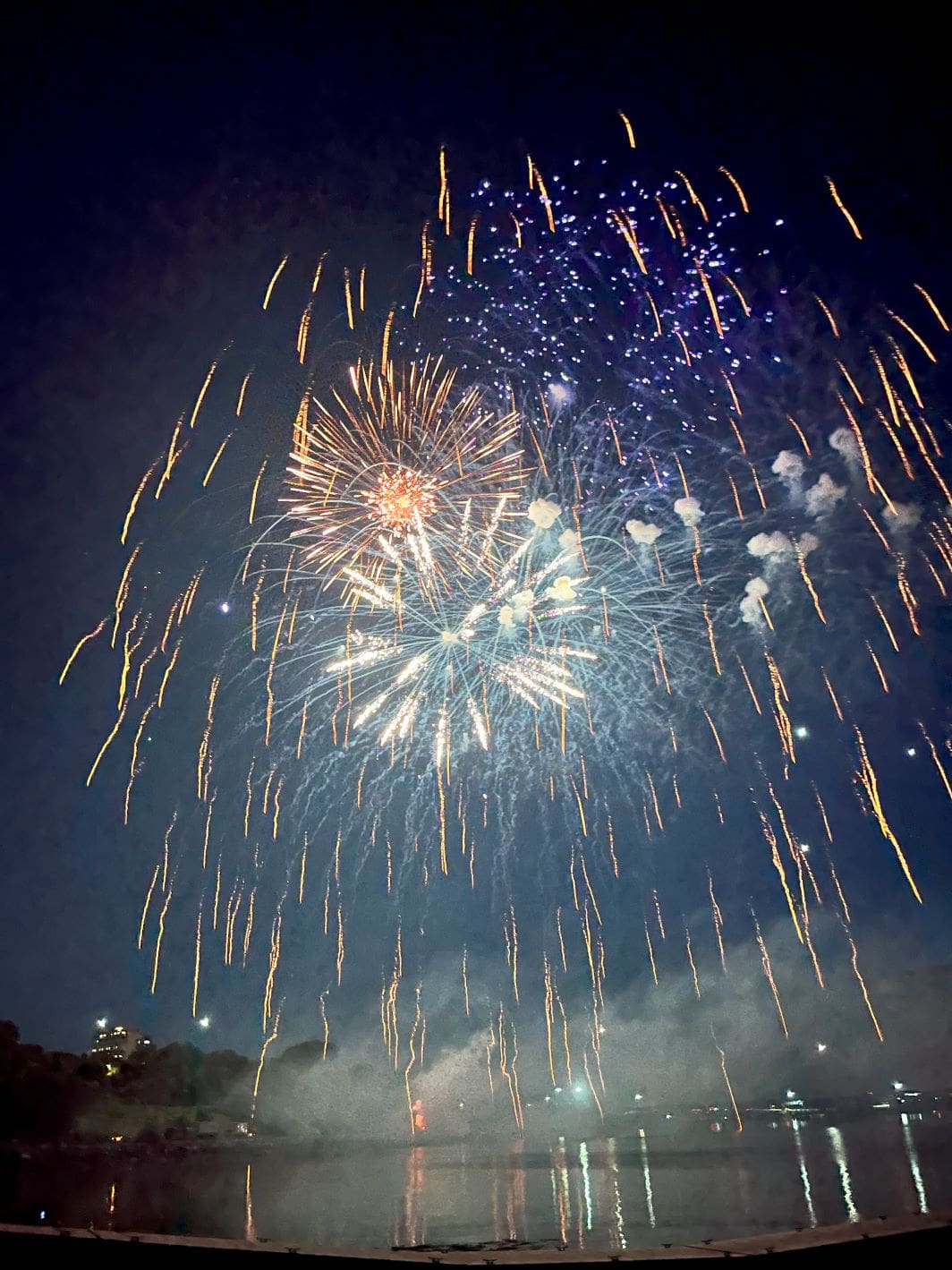 Fireworks celebration in Portland, Maine