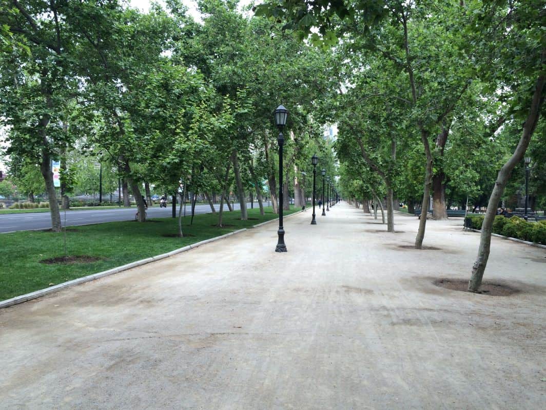 Pathway at Parque Forestal