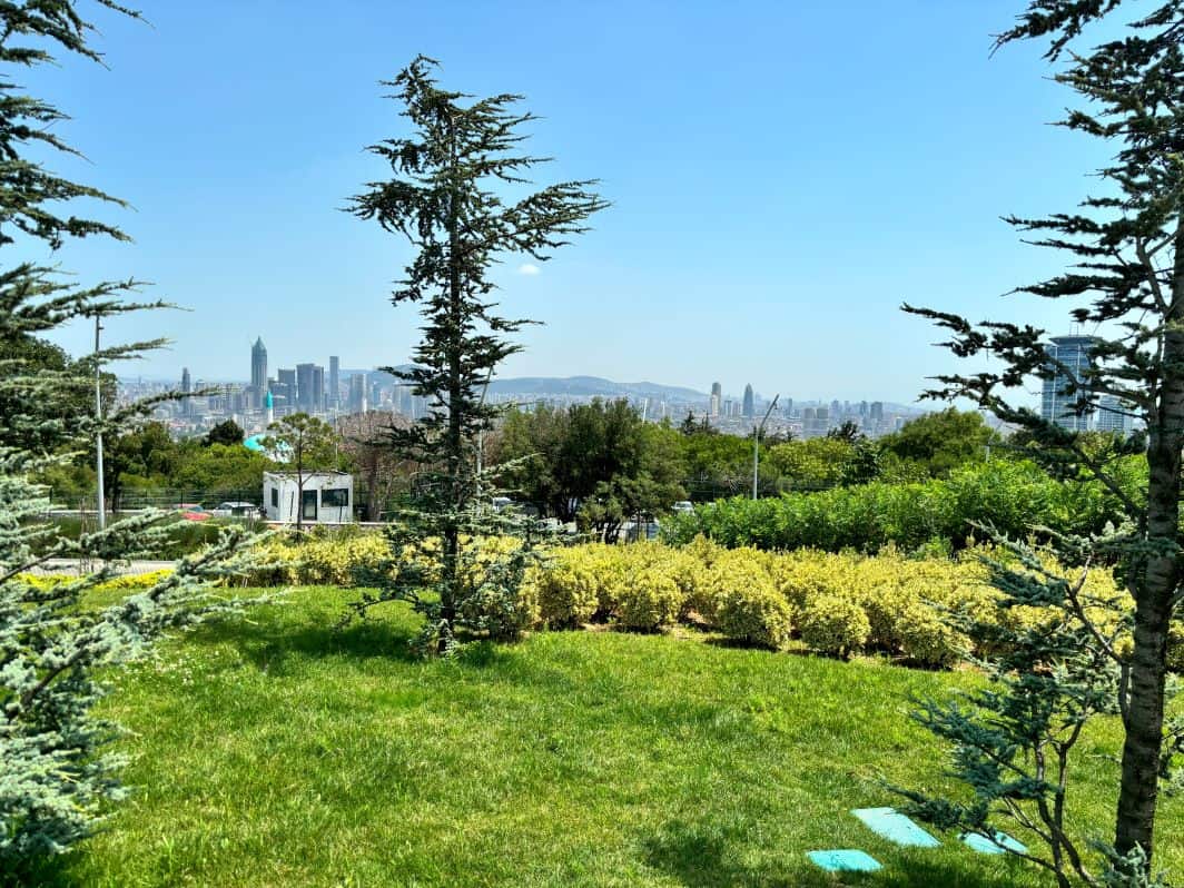 Enjoying the views from Çamlıca Hill