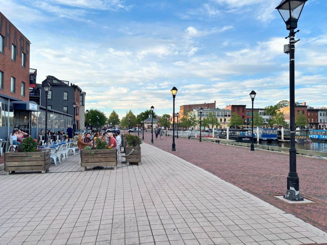The vibrant atmosphere of Fells Point.