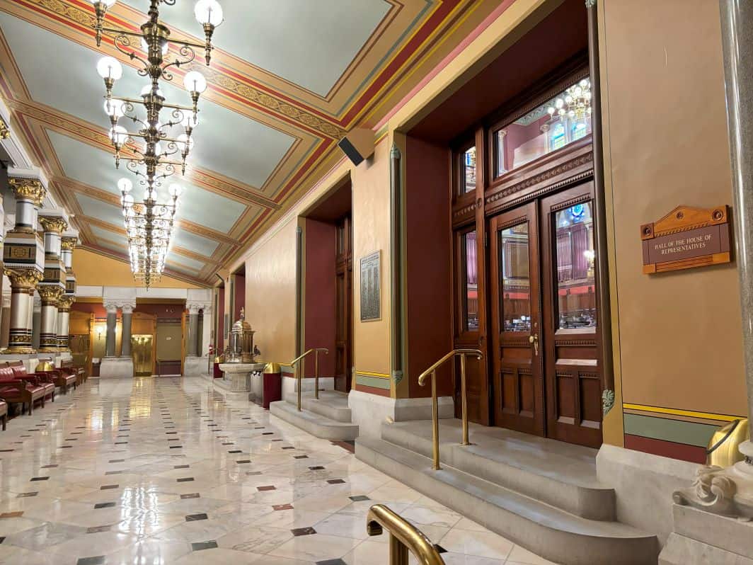 The hall of the House of Representatives. 