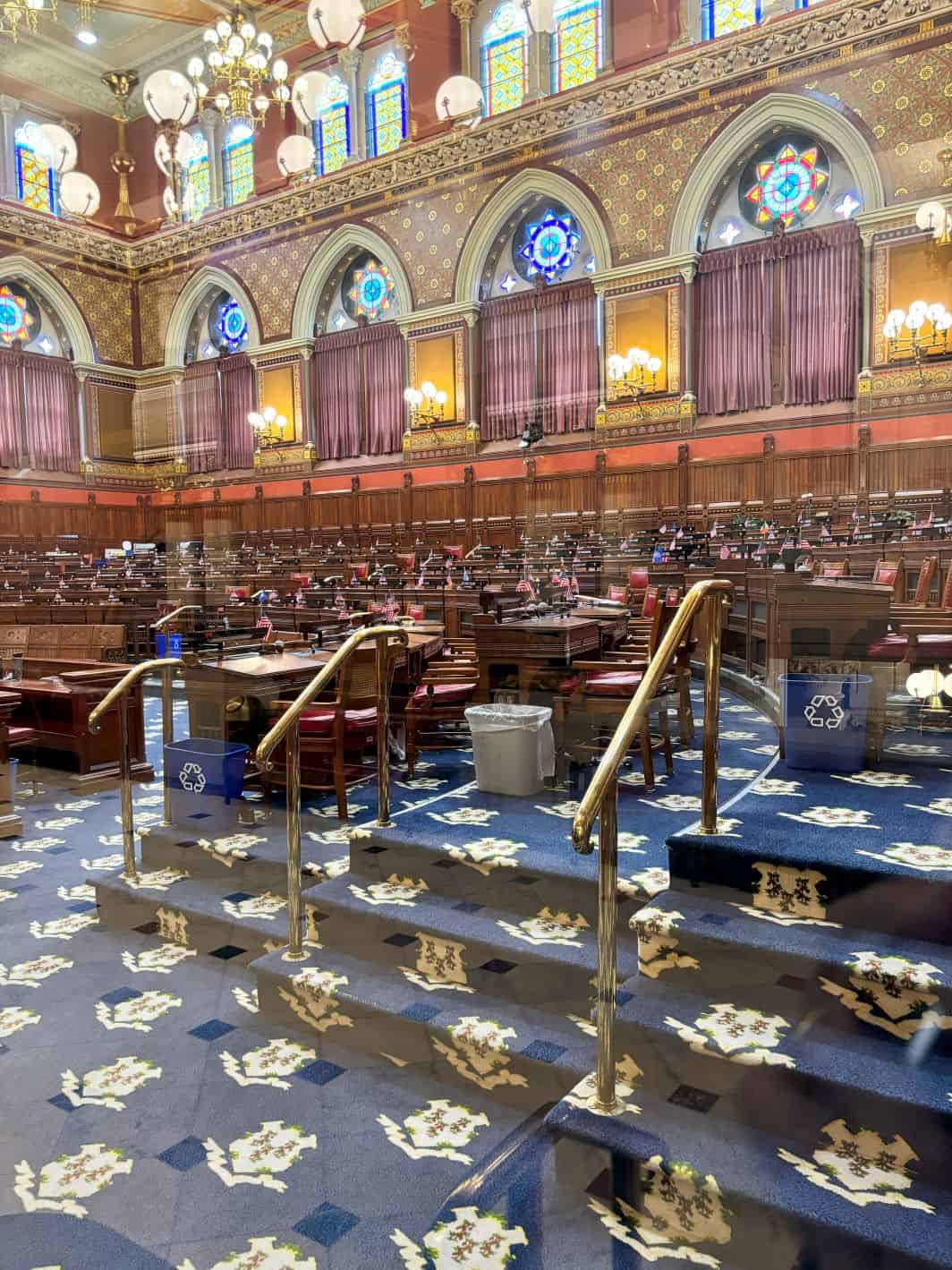 A glimpse inside the chambers. 