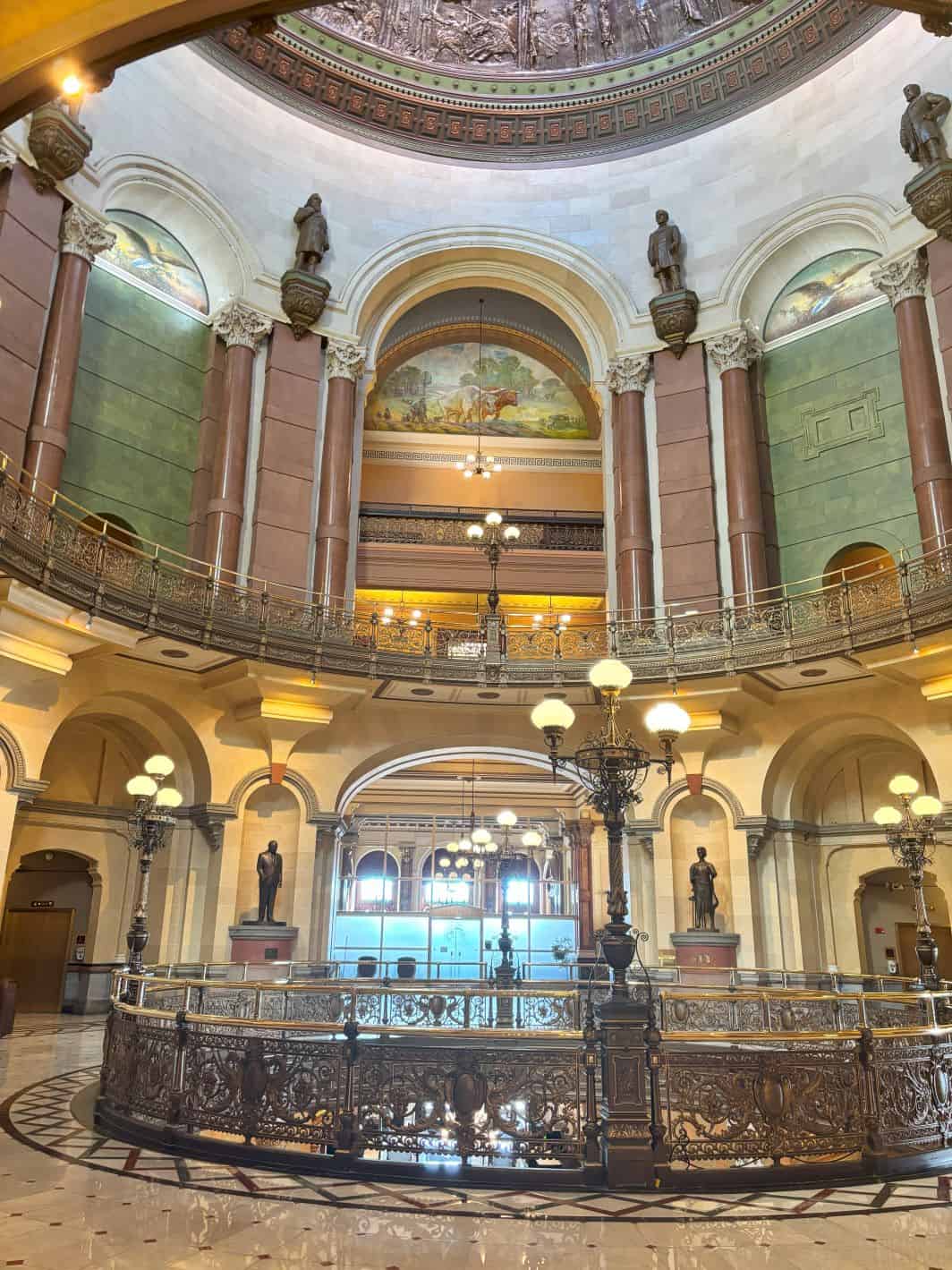 The intricate detail throughout the Capitol. 