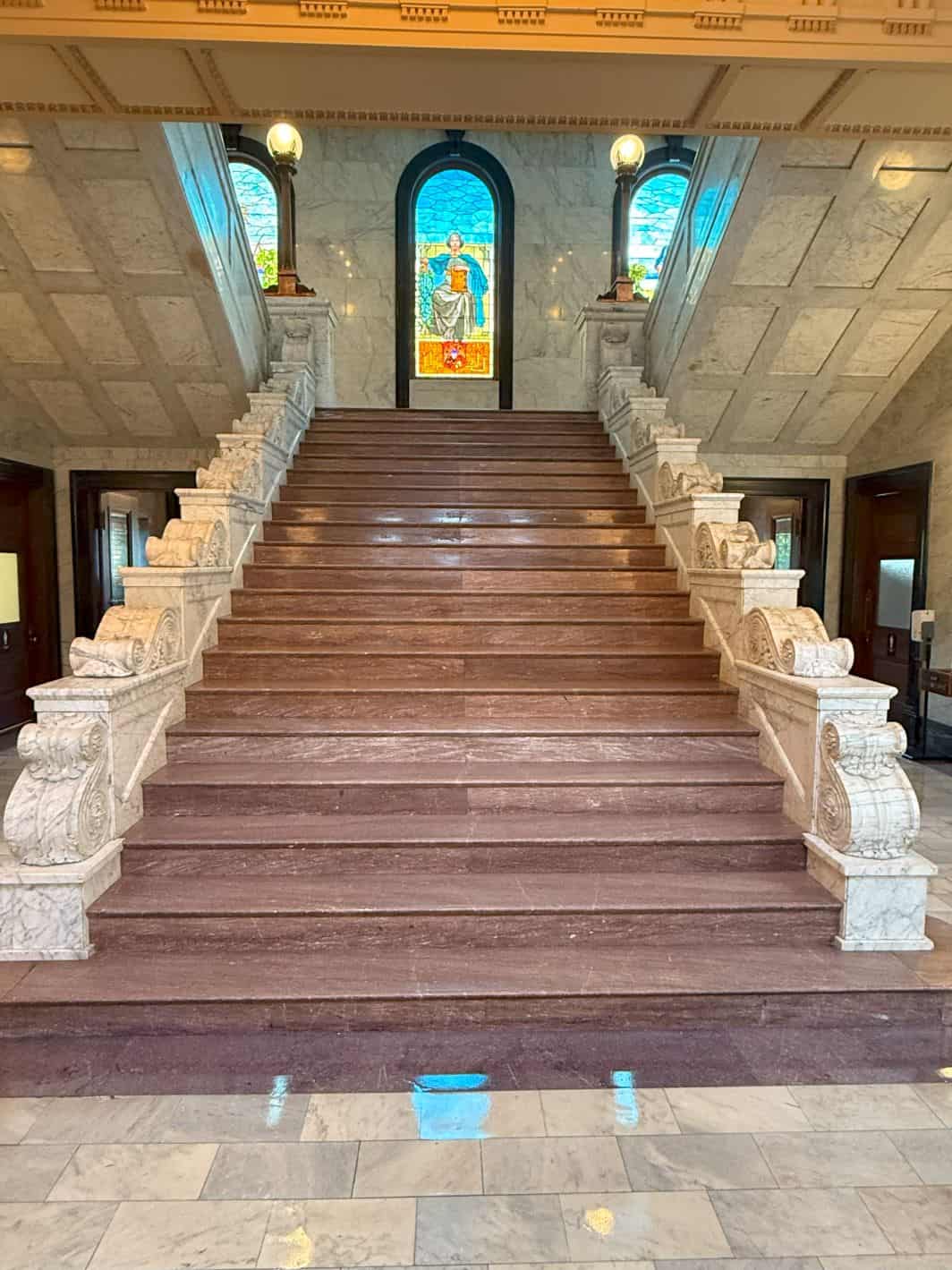 The materials of construction make this capitol one of our favorites so far. 