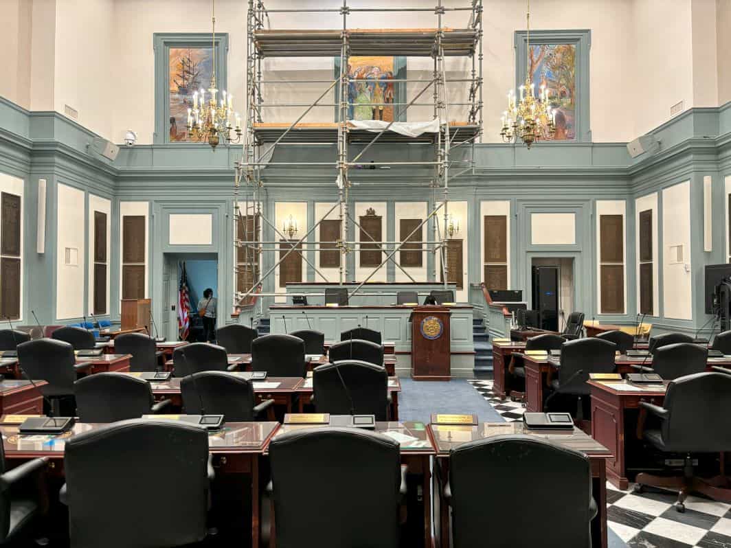 The Delaware House of Representatives Chamber