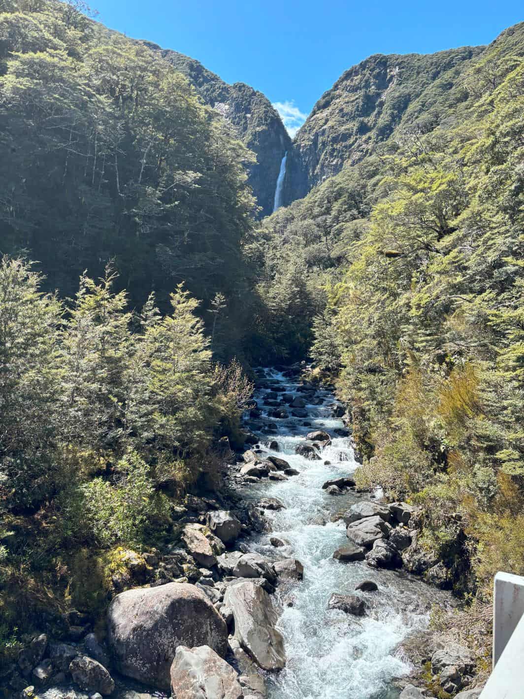 The Falls on Devil's Punchbowl Walking Track