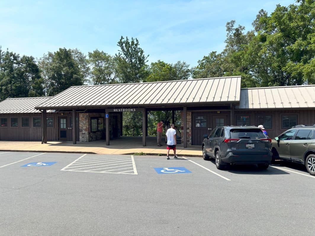 Restrooms at the Dickey Ridge Visitor Center