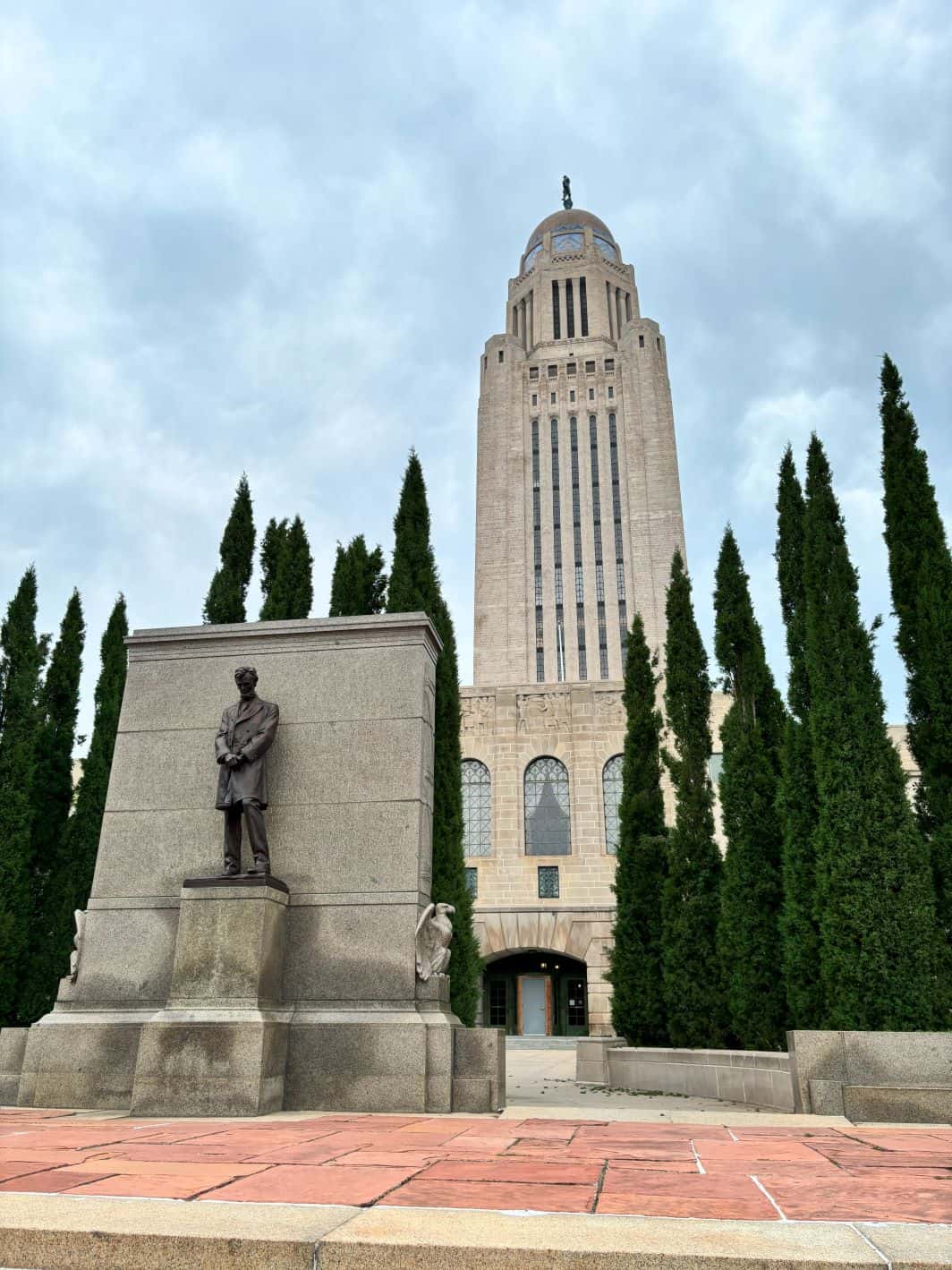 The Statue of President Abraham Lincoln