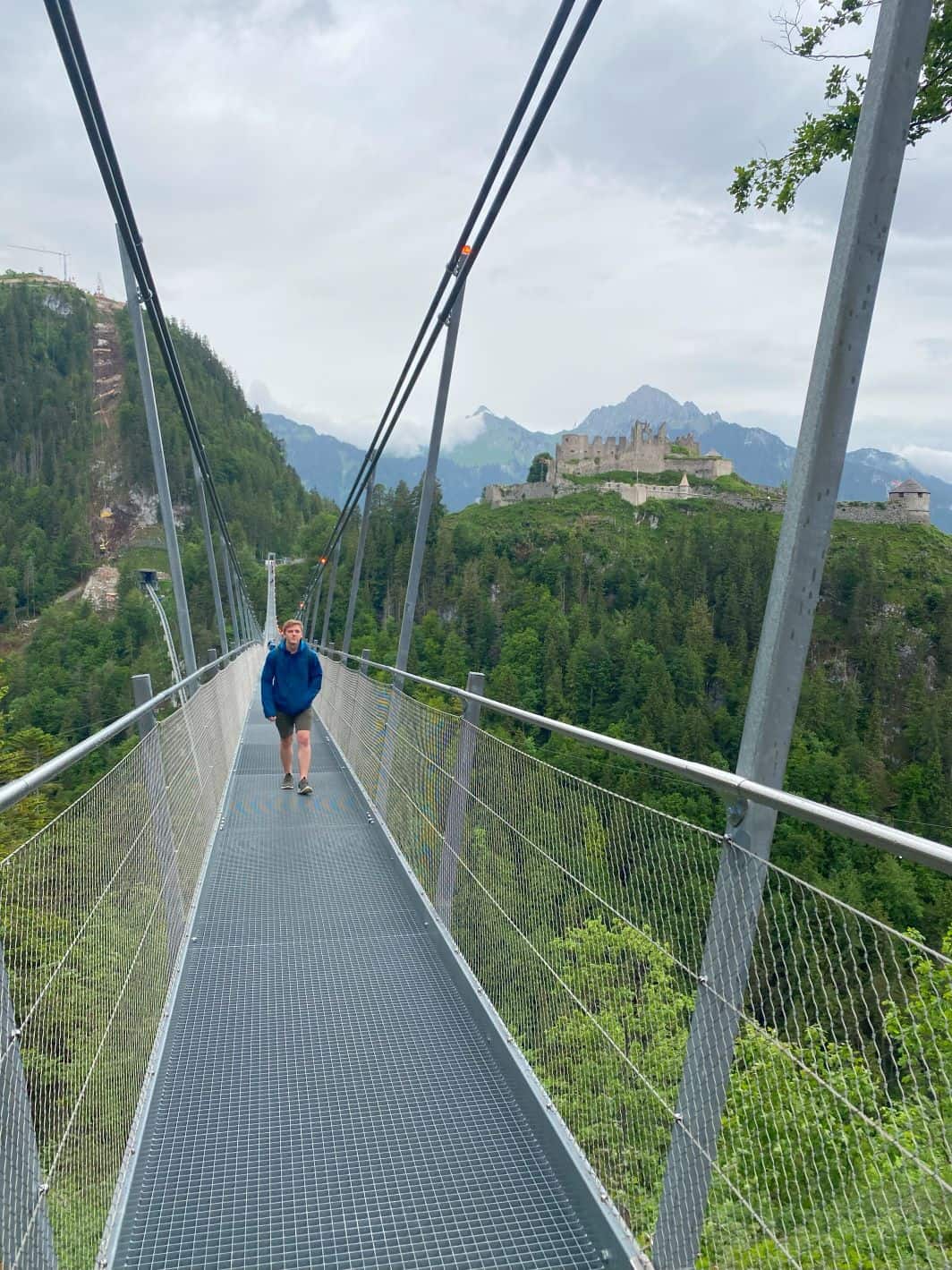 The highline bridge in Reutte