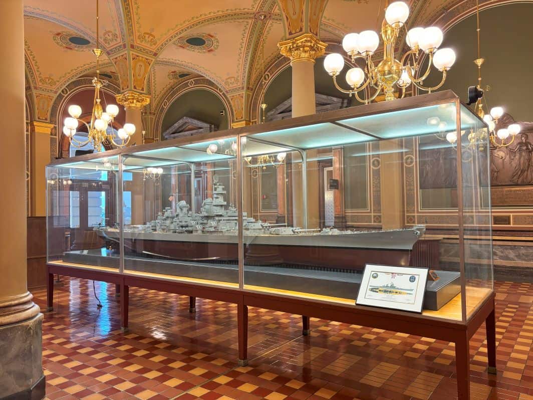 USS Iowa Battleship Display