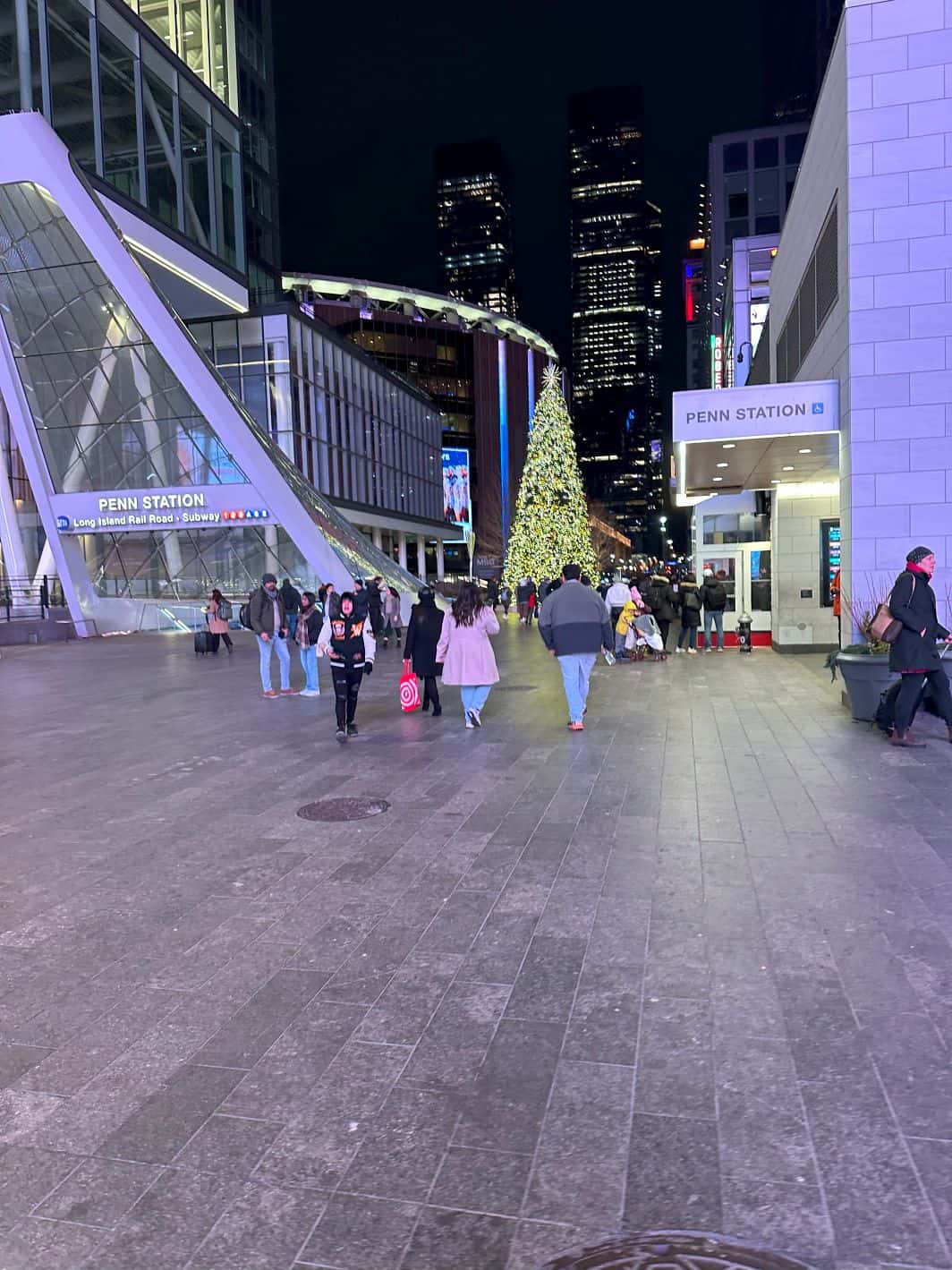 One entrance to Penn Station