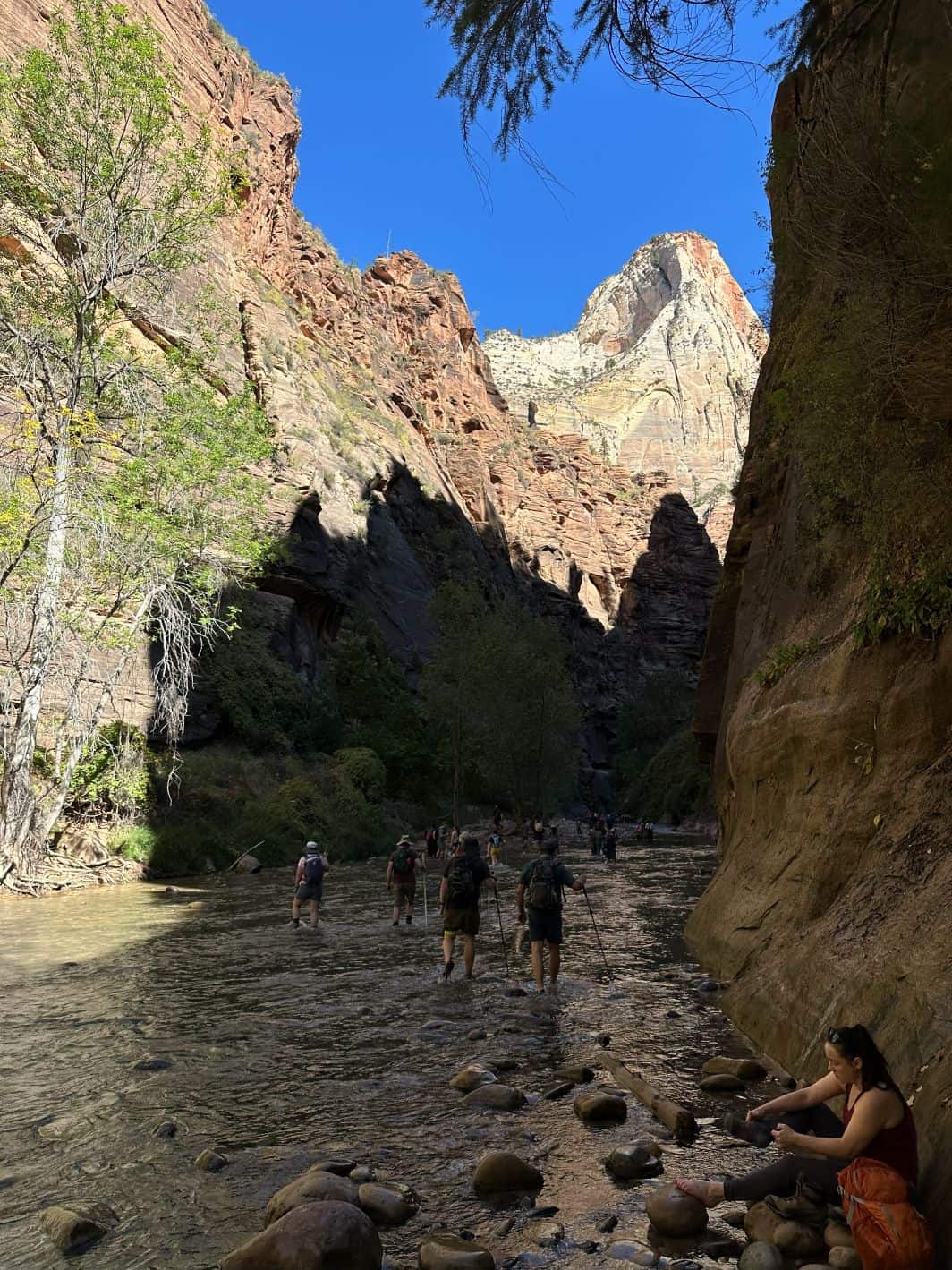 Heading into the narrows
