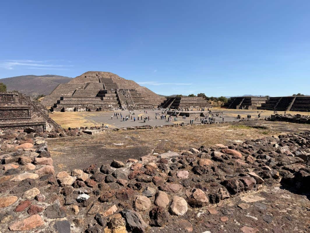 Looking at the Pyramid of the Moon