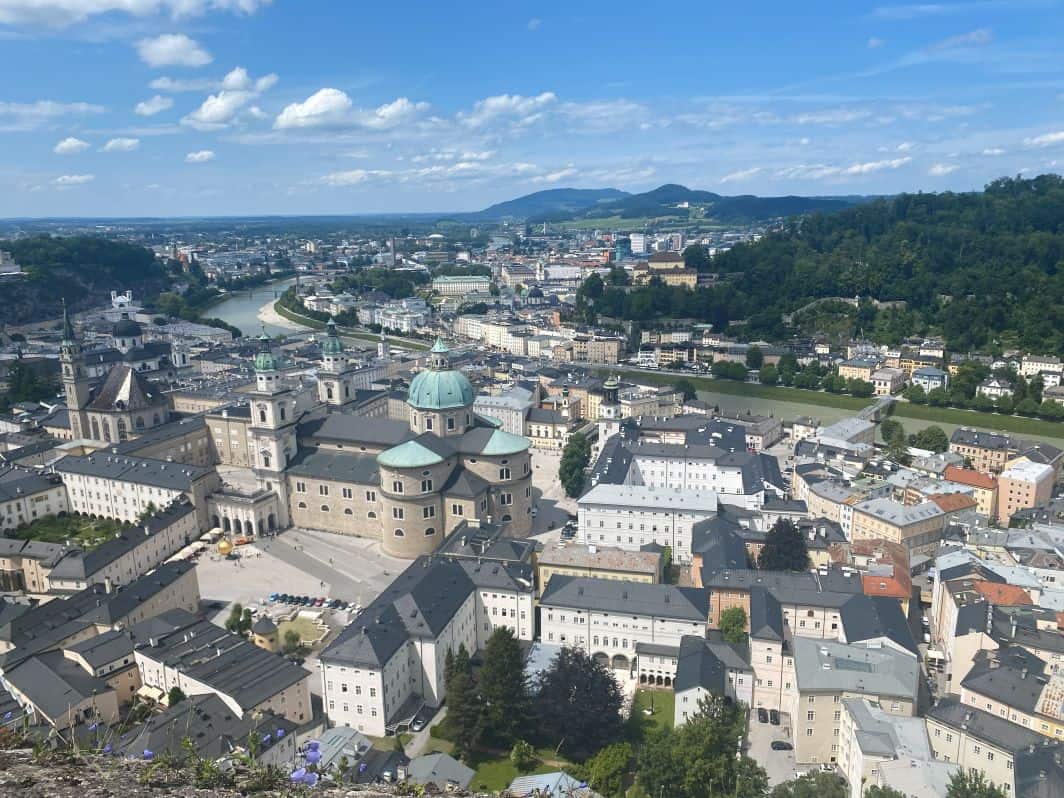 The view from Hohensalzburg Fortress