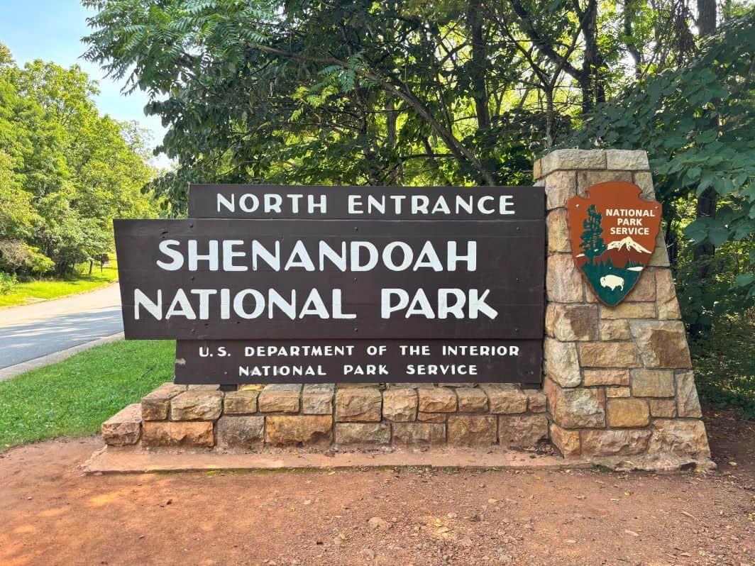 National Park Entrance Sign
