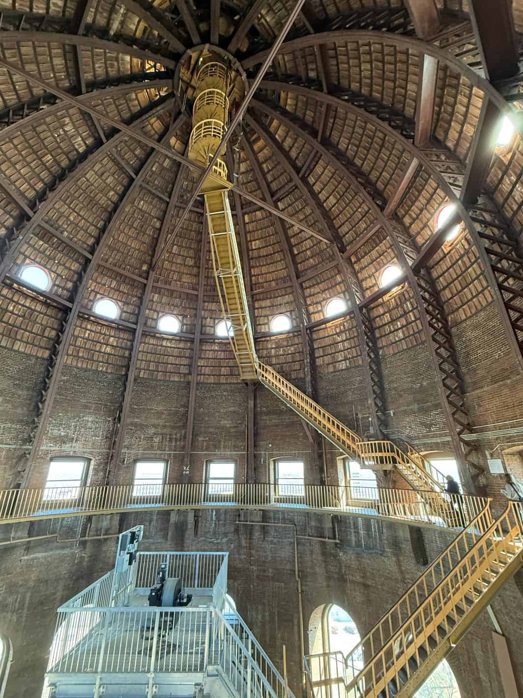 The staircase to the top