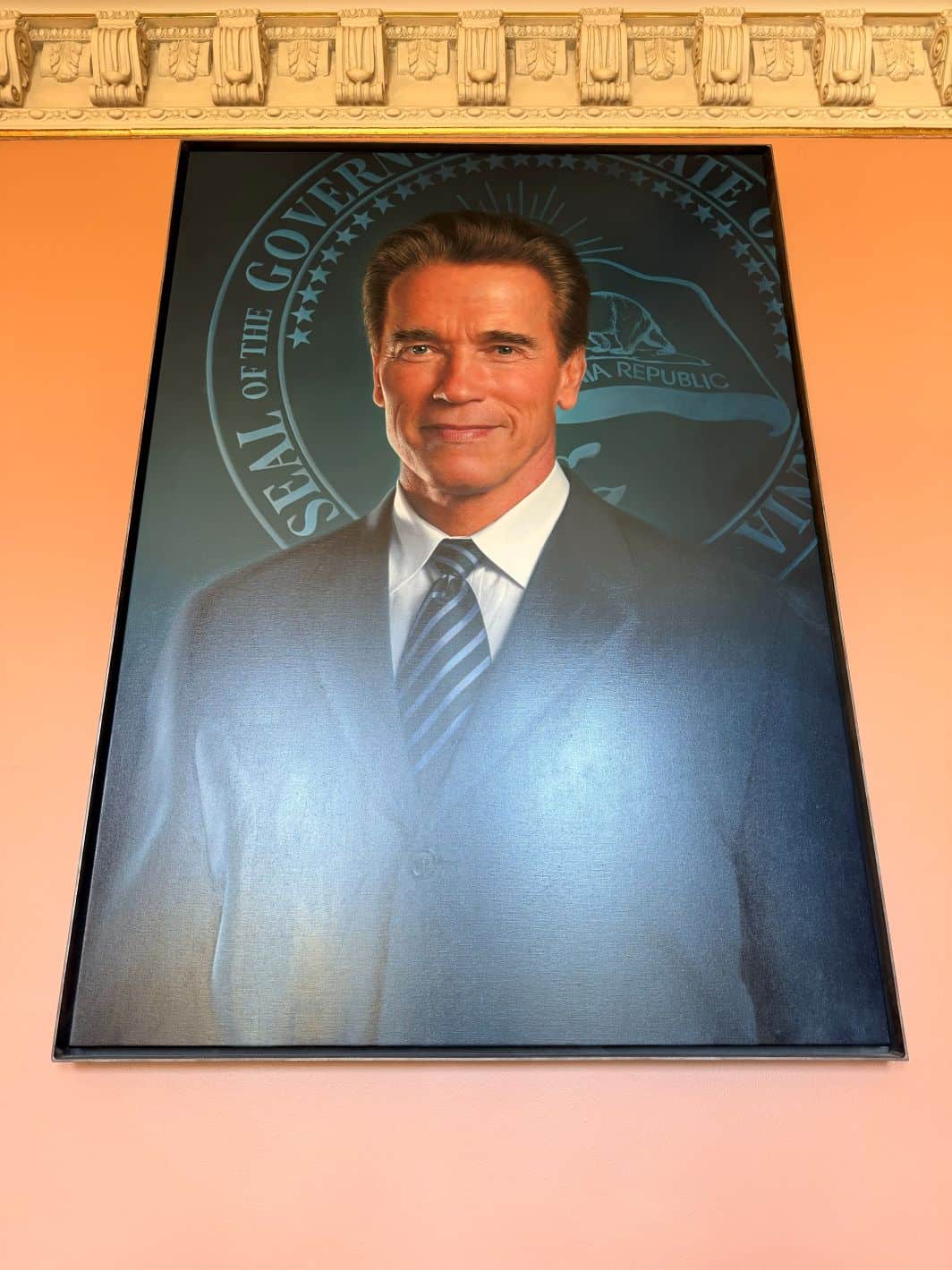Arnold Schwarzenegger, Governor's portrait. 