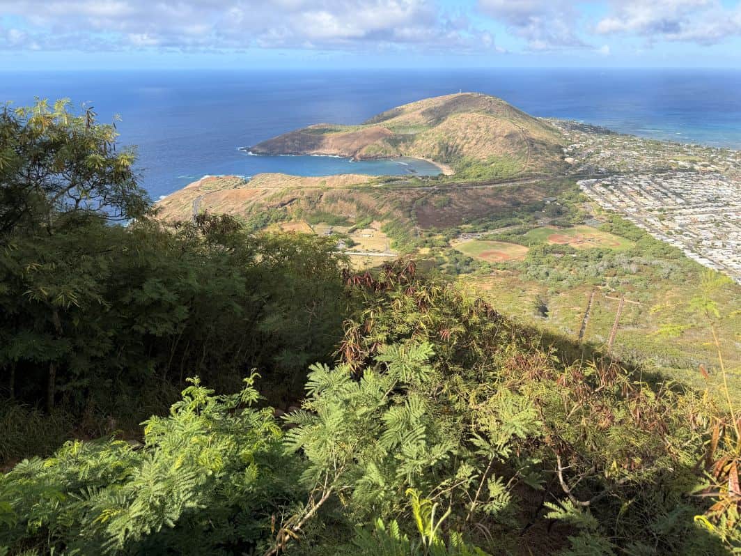 Hanauma Bay in the distance